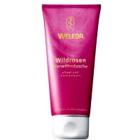 Сливочный розовый крем для мытья тела WELEDA Wildrosen Verwöhndusche 200 мл Weleda