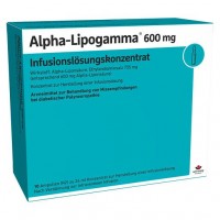 Антиоксидант альфа-липоевая кислота ALPHA-LIPOGAMMA 600 mg Infusionslsg.-Konzentrat 10X24 мл Worwag
