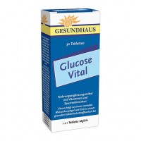 Сочетание 13 витаминов и микроэлементов GESUNDHAUS Glucose Vital Tabletten 30 шт Worwag Сочетание 13 витаминов и микроэлементов GESUNDHAUS Glucose Vital Tabletten 30 шт Worwag