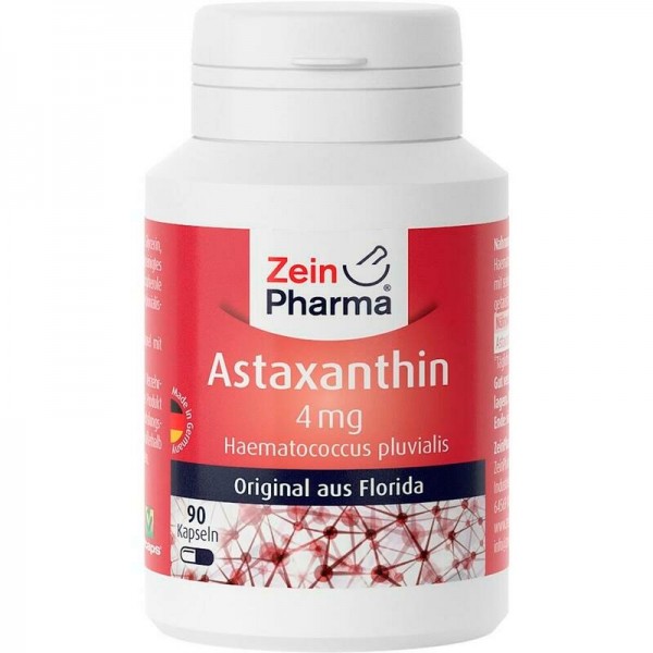 Антиоксидант АСТАКСАНТИН ASTAXANTHIN 4 mg pro Kapsel 90 капсул Zein Pharma Антиоксидант АСТАКСАНТИН ASTAXANTHIN 4 mg pro Kapsel 90 капсул Zein Pharma
