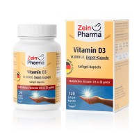 Витамин Д VITAMIN D3 14.000 I.E. Softgel-Kapseln ZeinPharma 120 капсул Zein Pharma Витамин Д VITAMIN D3 14.000 I.E. Softgel-Kapseln ZeinPharma 120 капсул Zein Pharma
